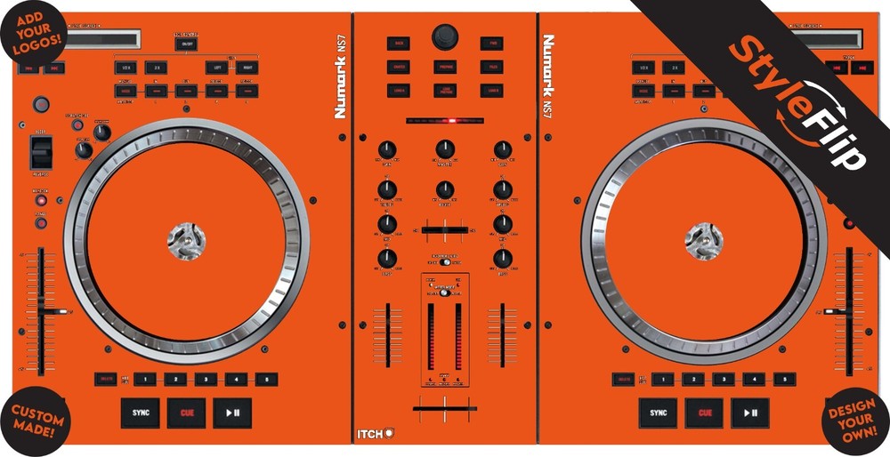 Numark NS-7 Skin | Custom Design | Protective Decal | StyleFlip Skins