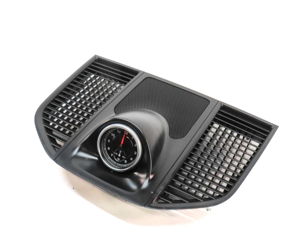 2016 PORSCHE MACAN (95B) FRONT CENTER DASH UPPER TRIM & ANALOG CLOCK