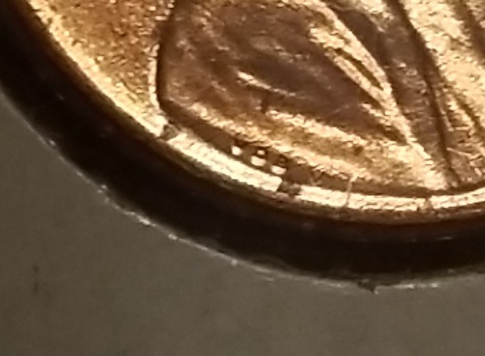 2023 VDB Extra V Lincoln Shield Cent, Two (2), Circulated 1 Cent Error Pennies