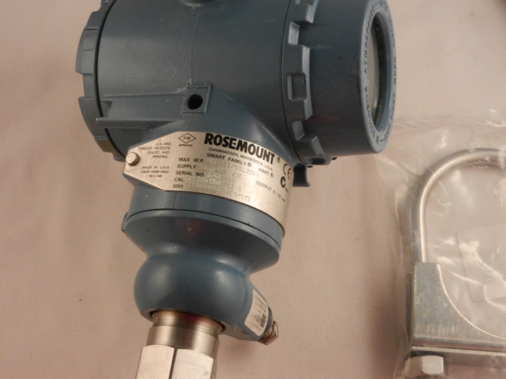 ROSEMOUNT 3051TG3A2C21AB4E5M5T1 "NEW" PRESSURE TRANSMITTER TESTED