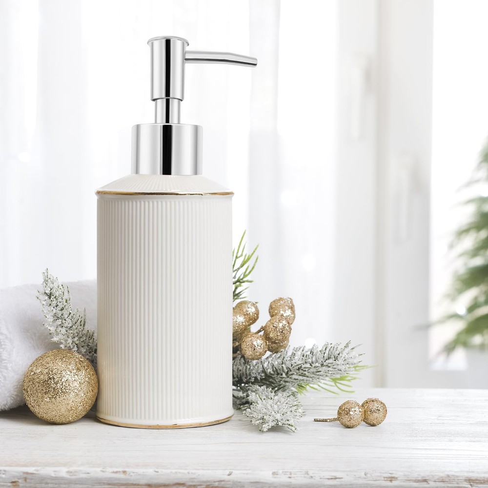 2pack Silver Soap Dispenser Pump Replacement - for Lotion &