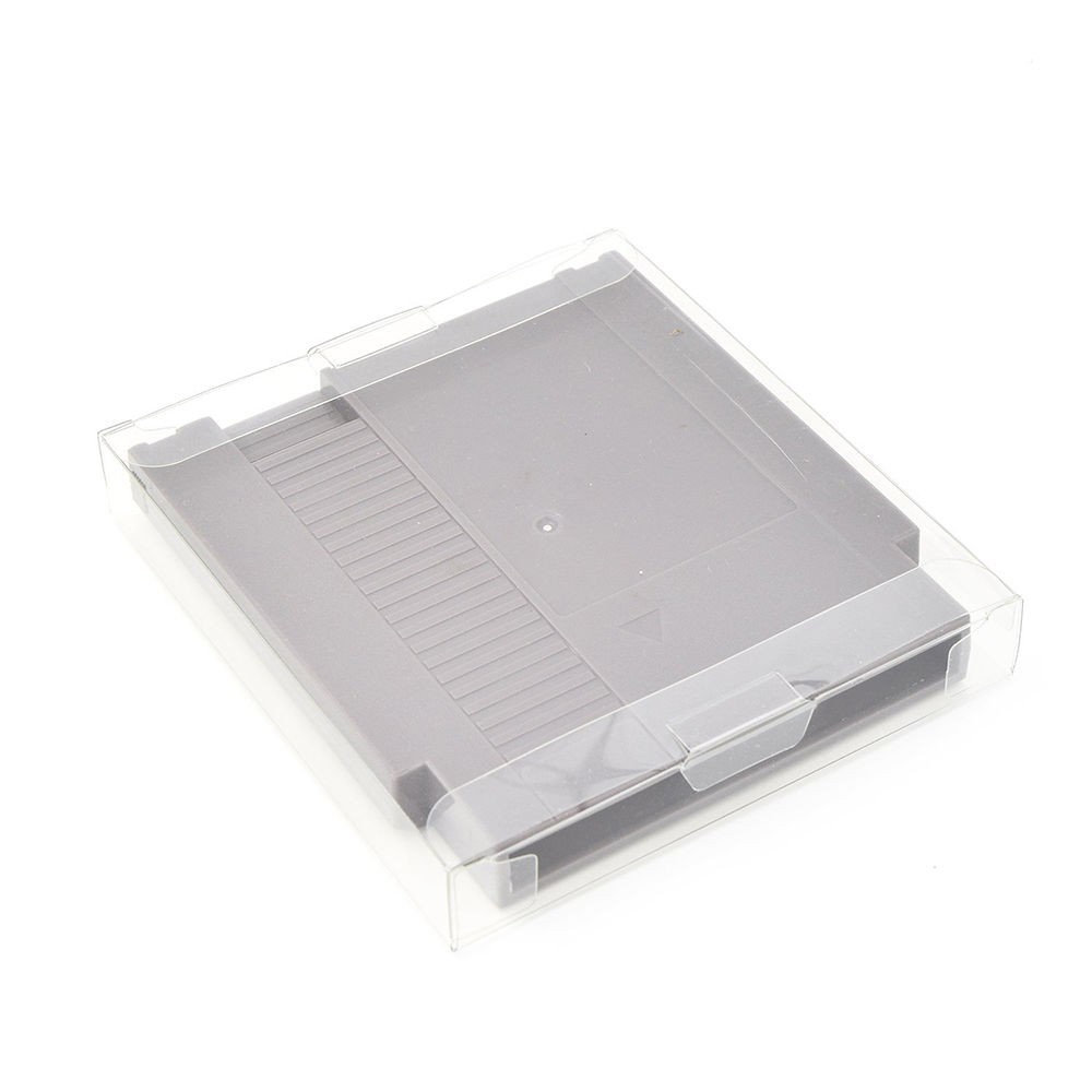 10pcs Box Plastic PET Protector Collection Storage Case For Nintendo NES Game