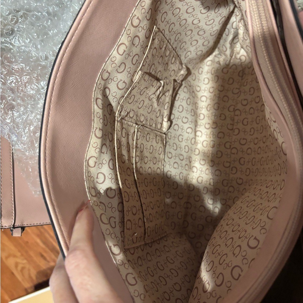 GUESS Y2K Light Pink Tote Bag