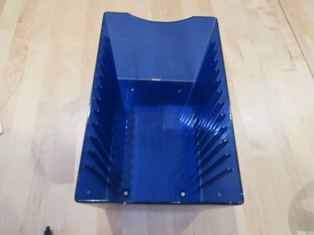 Atlantic (BLUE) CD DVD Storage Case Holder Rack Organizer Plastic/ Holds 15