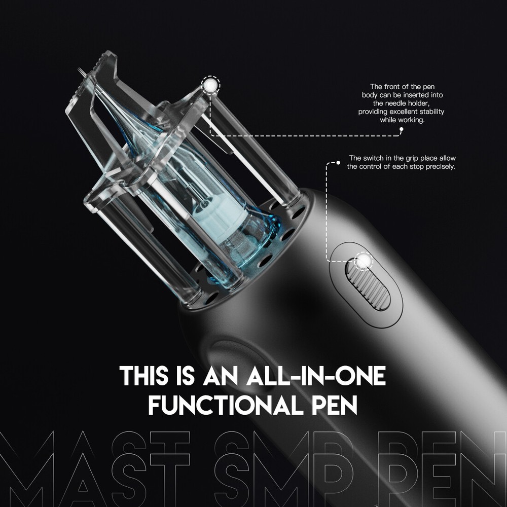 Mast SMP Coreless Powerful Motor Permanent Makeup Tattoo Machine Pen Supply Kit