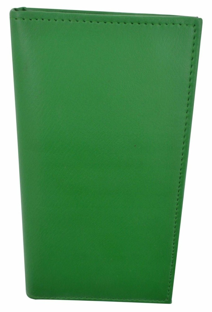 Basic Checkbook Cover Green NEW
