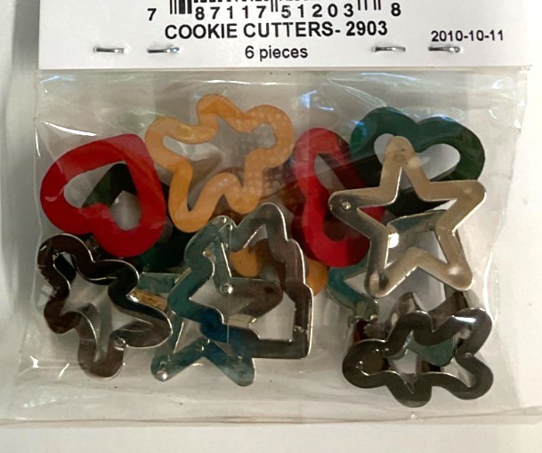 DRESS IT UP #2903 - COOKIE CUTTERS - ASSORTED - 1 PACK