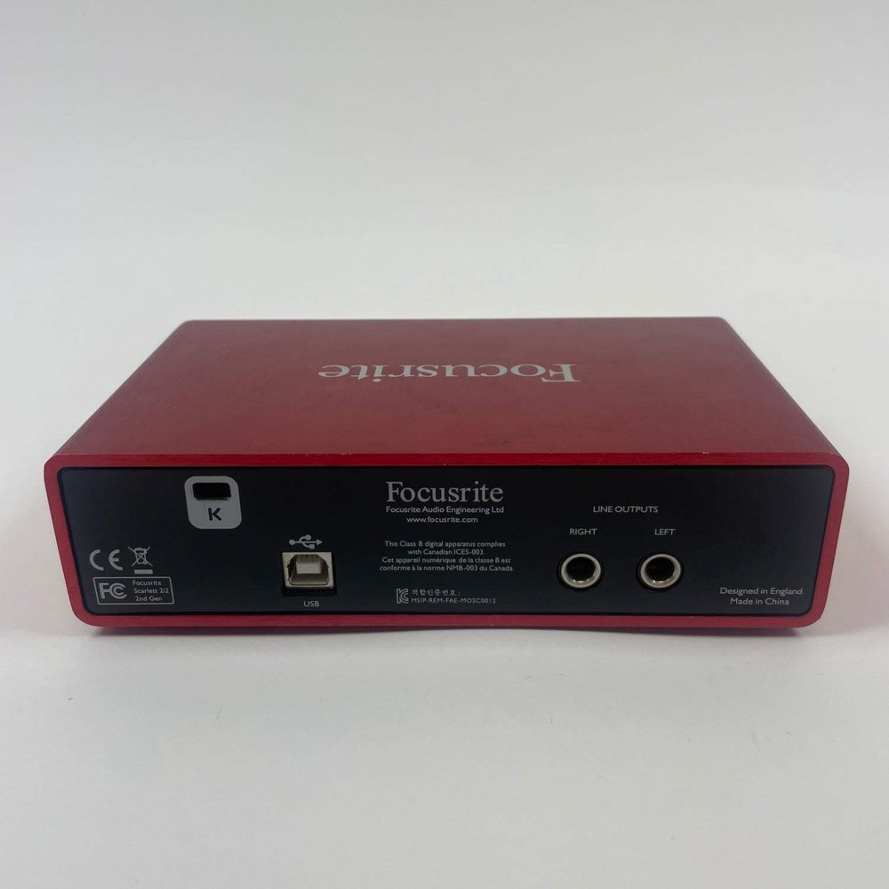 Focusrite Scarlet Audio Interface 2I2