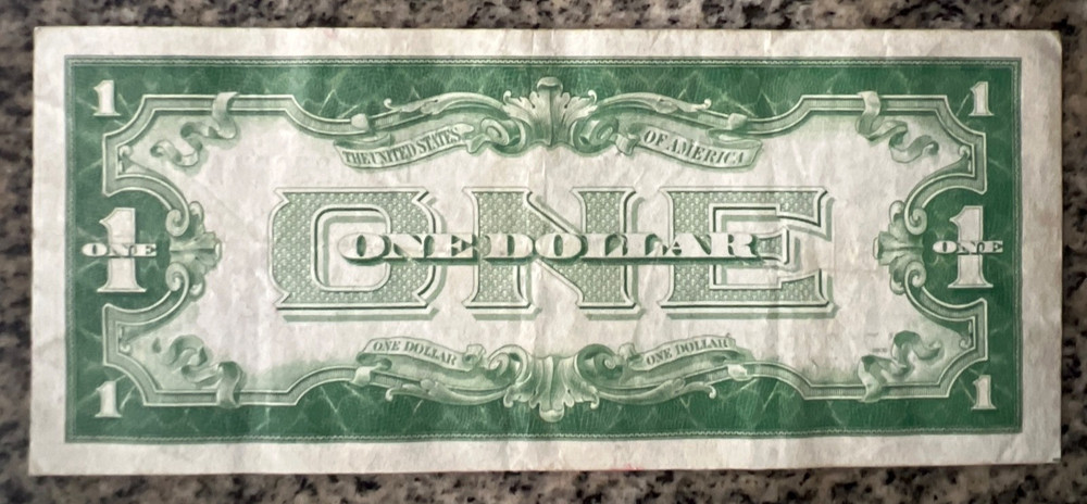 $1 1934 Silver Certificate FUNNY BACK!!!