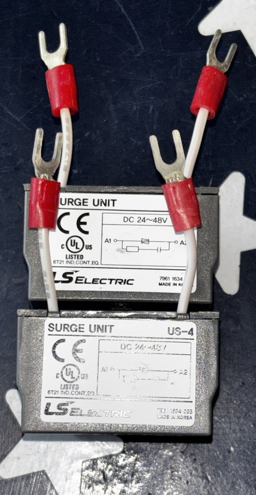 Two Pieces LS Electric US-4 Surge Protector Unit DC24 - 48V TWO UNITS