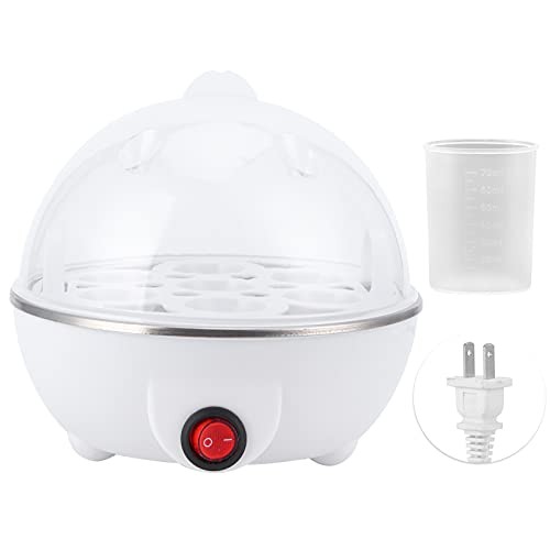 Electric Egg Boiler, Multifunctional 6 Egg Capacity Mini Eggs Cooker Steamer ...