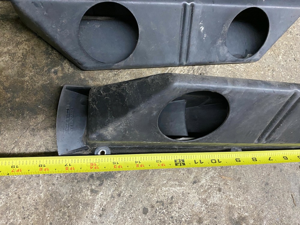 Marine Boat Side Panel Covers Plastic BLACK (PAIR)