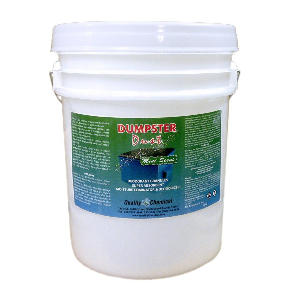 Dumpster Dust-Super absorbent moisture eliminator deodorizer 40lb - Mint