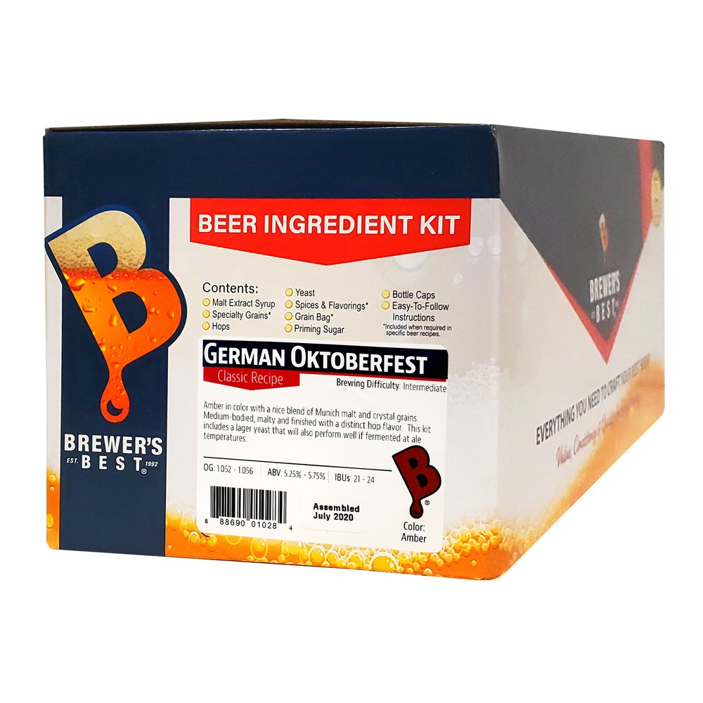 Brewer's Best German Oktoberfest Ingredient Kit for Home Brew Beer Making