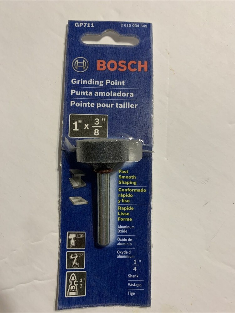 Bosch Grinding Points GP711 1” x 3/8” Fast Smooth Shape