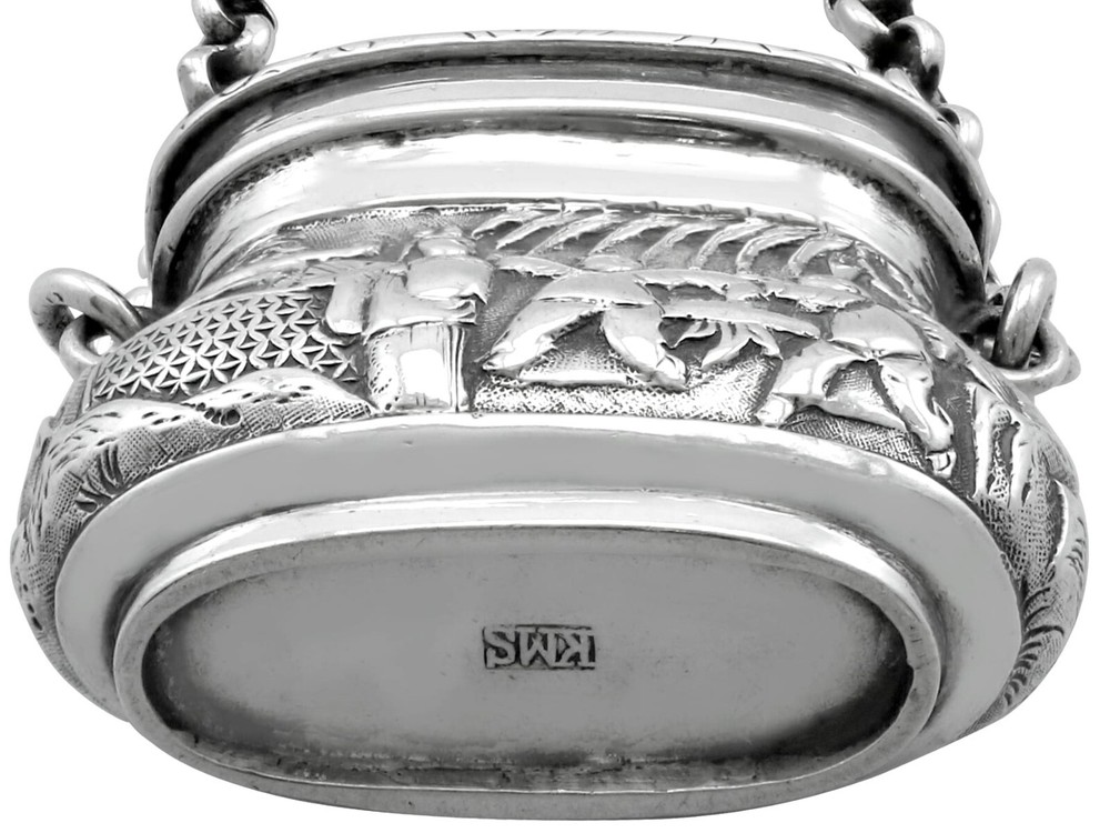 Antique Chinese Silver Vinaigrette
