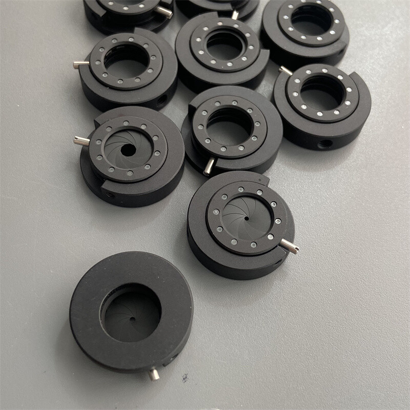 Adjustable Mechanical Iris Aperture 1-12mm Microscope Camera Module M4 thread