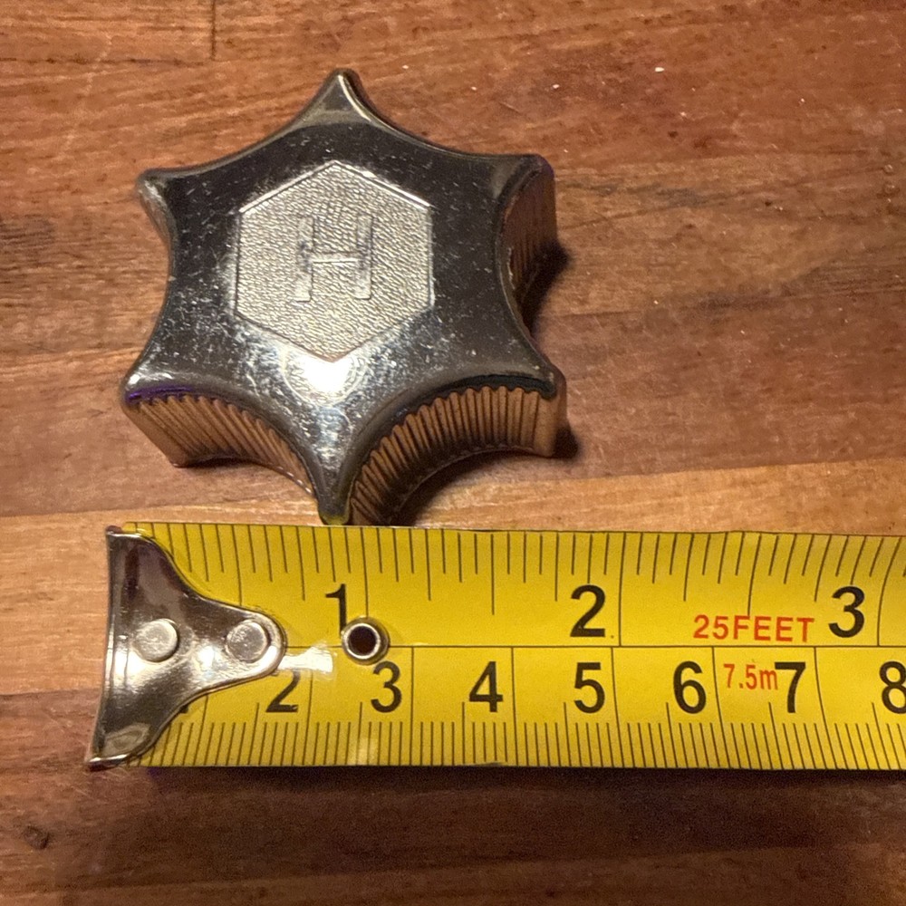 Vintage Melard Chrome Old School Sink Knobs Hot & Cold