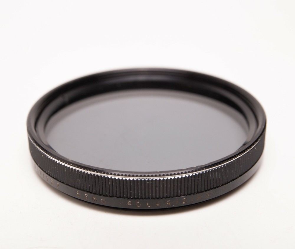 55mm Vivitar Linear Polarizing Polarizer Filter w/Case PL