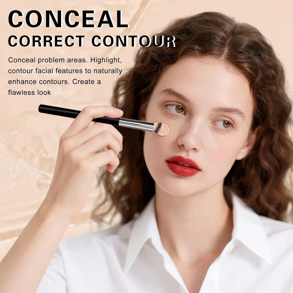 Under Eye Concealer for Dark Circles,Pro Full Coverage Concealer Makeup,Long-las