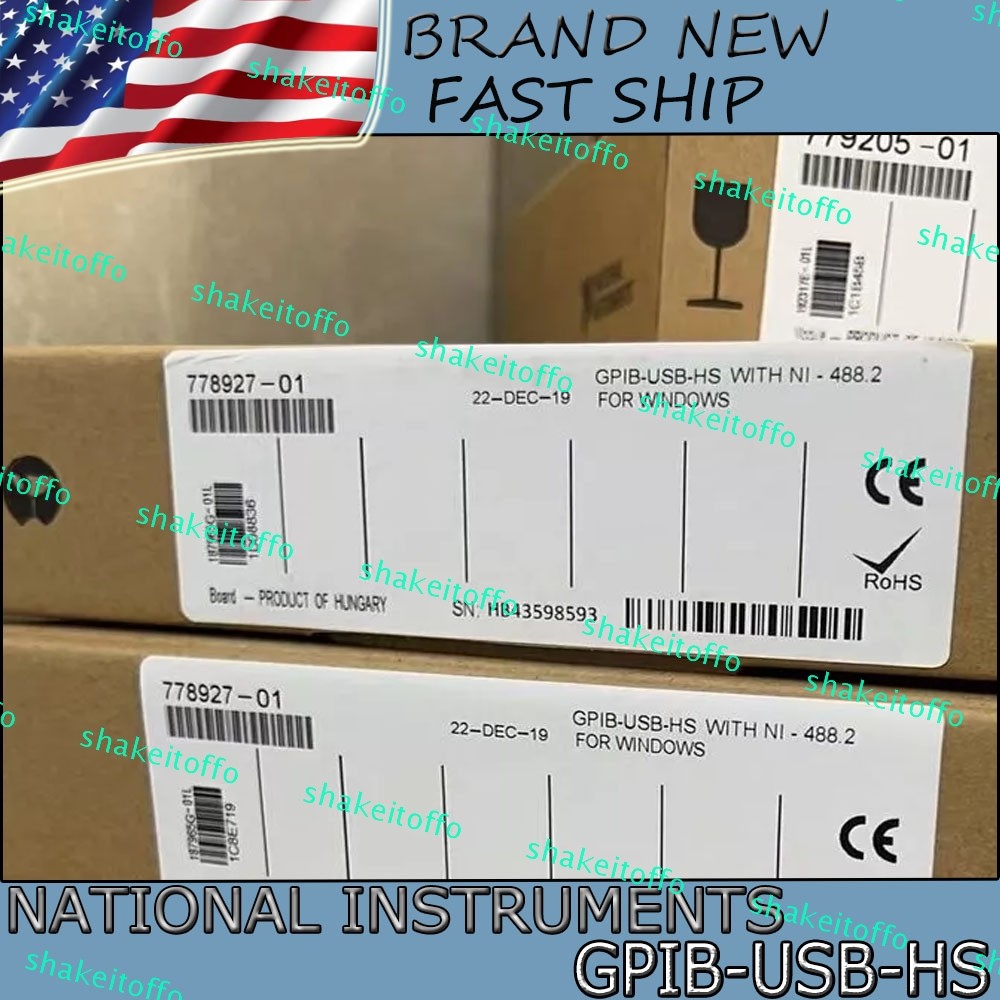 1x New National Instruments NI GPIB-USB-HS Interface Adapter IEEE 488 Controller