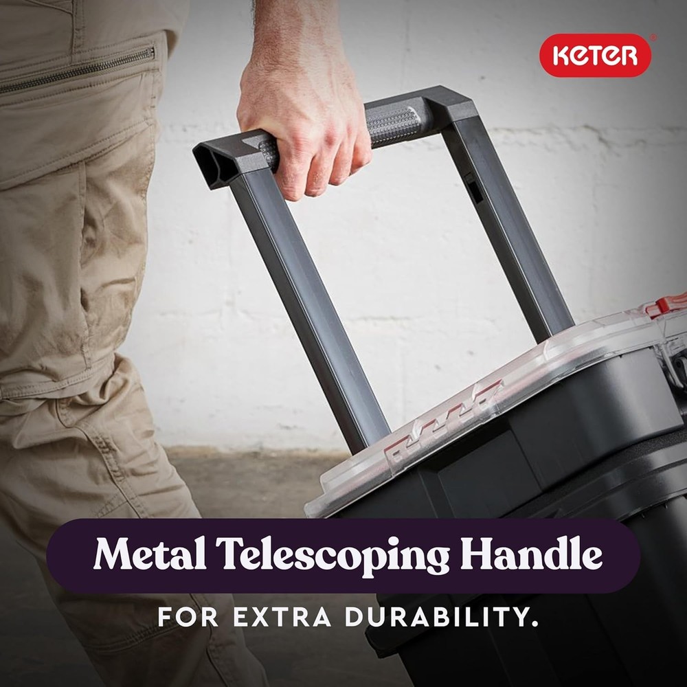 Stack-n-Roll Modular Tools Organizer Box 3 Piece Resin Rolling Tool Box System