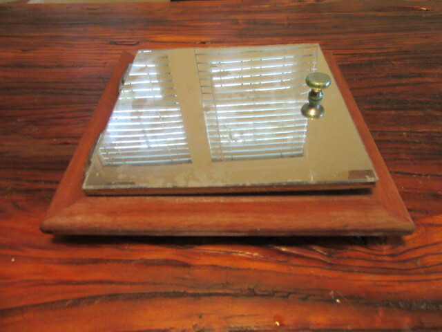 Teak Cabinet Door & Frame 12" x 12" Overall