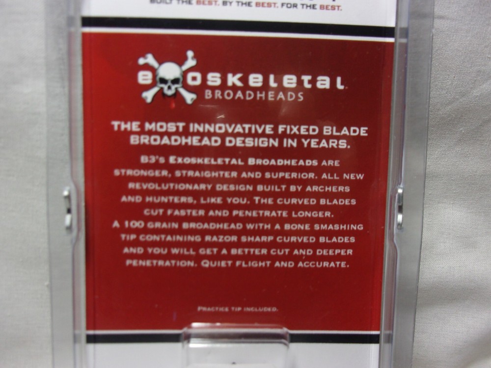 B3 Exoskeletal Destrukt Fixed 100gn 3 pack + Practice tip