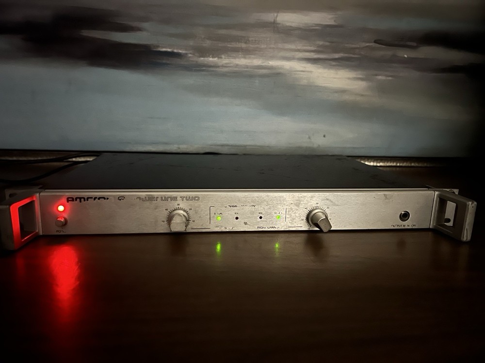 Crown Power Line II /Rack Mount Studio Amp (PL-2) Working TESTED !!