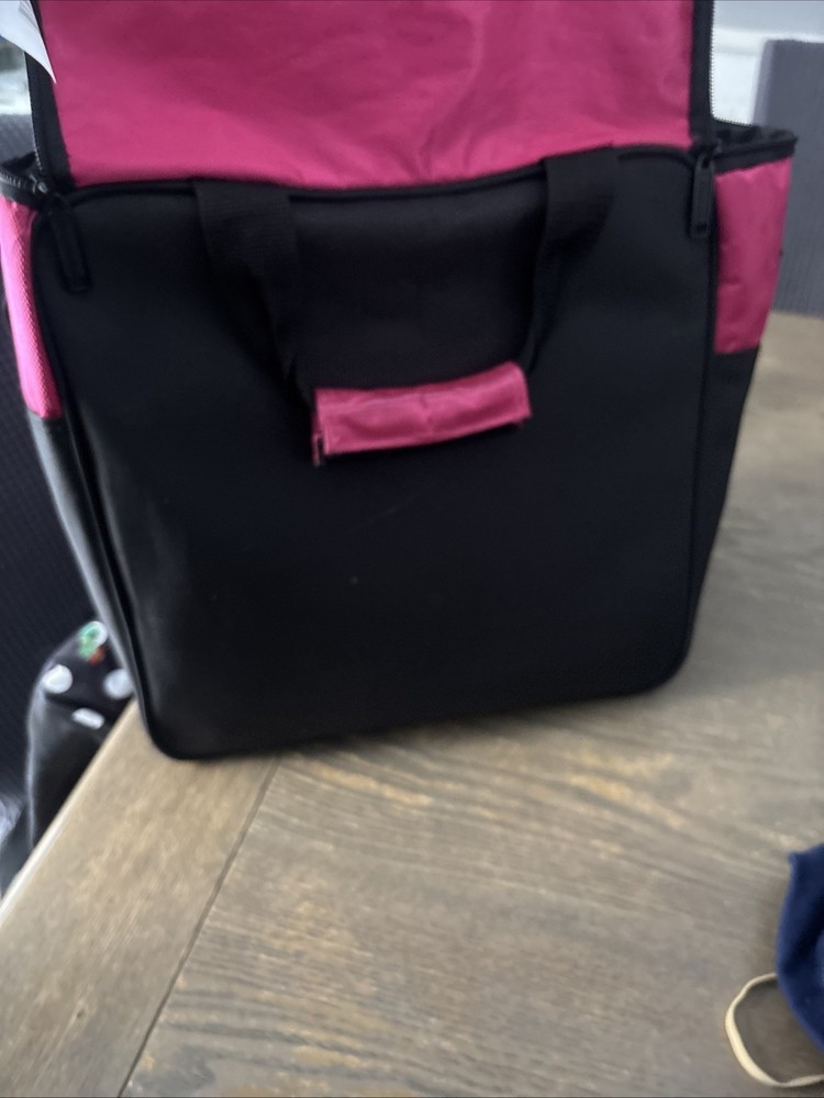 Brunswick Blitz Black/Pink Single Tote Bowling Bag