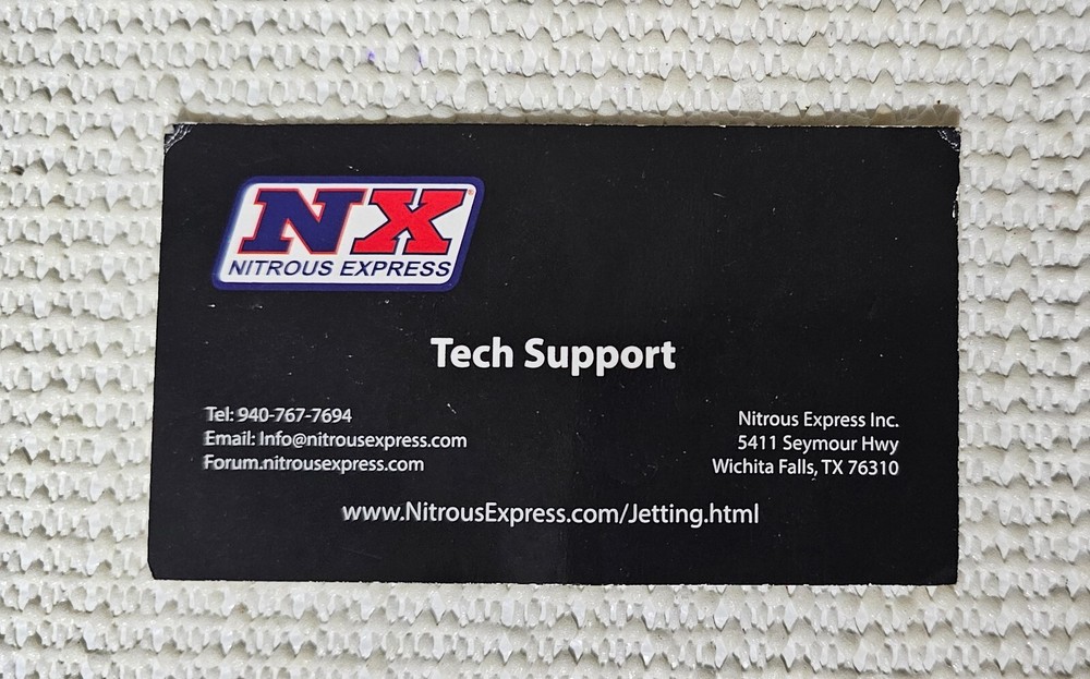 NITROUS EXPRESS EFI GASOLINE NOZZLE 100-500 HP JET PACK