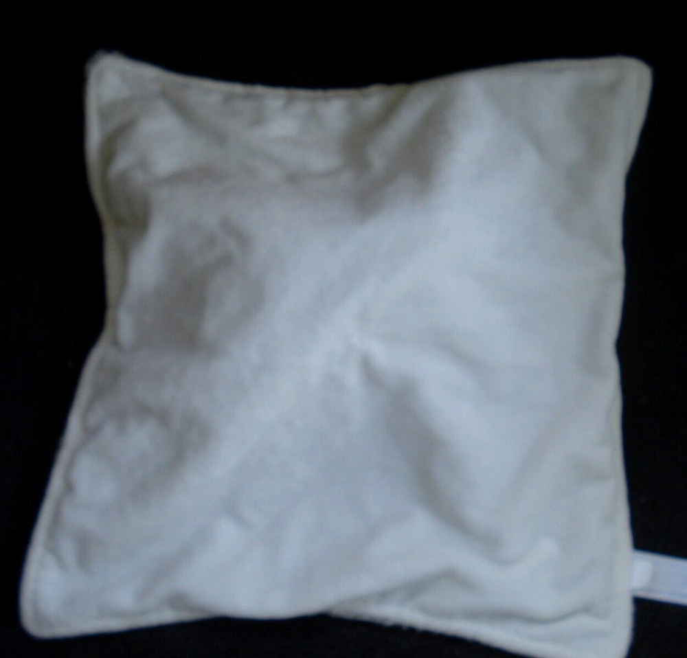 Carter's Gray White Plush Elephant Security Blanket
