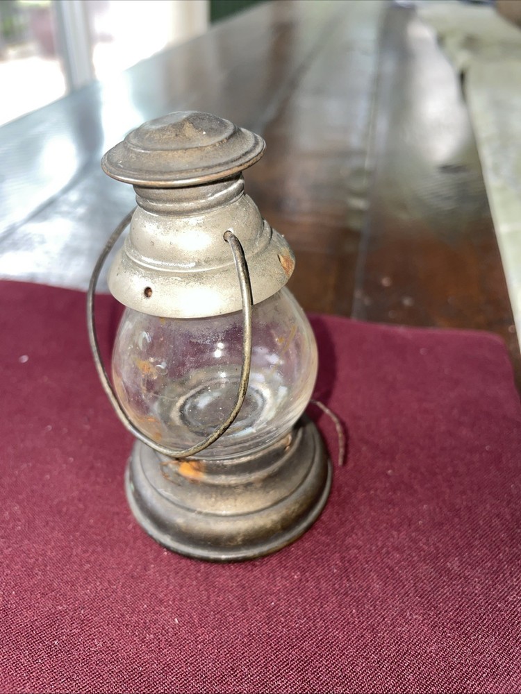 Vintage Candy Container - Glass Lantern