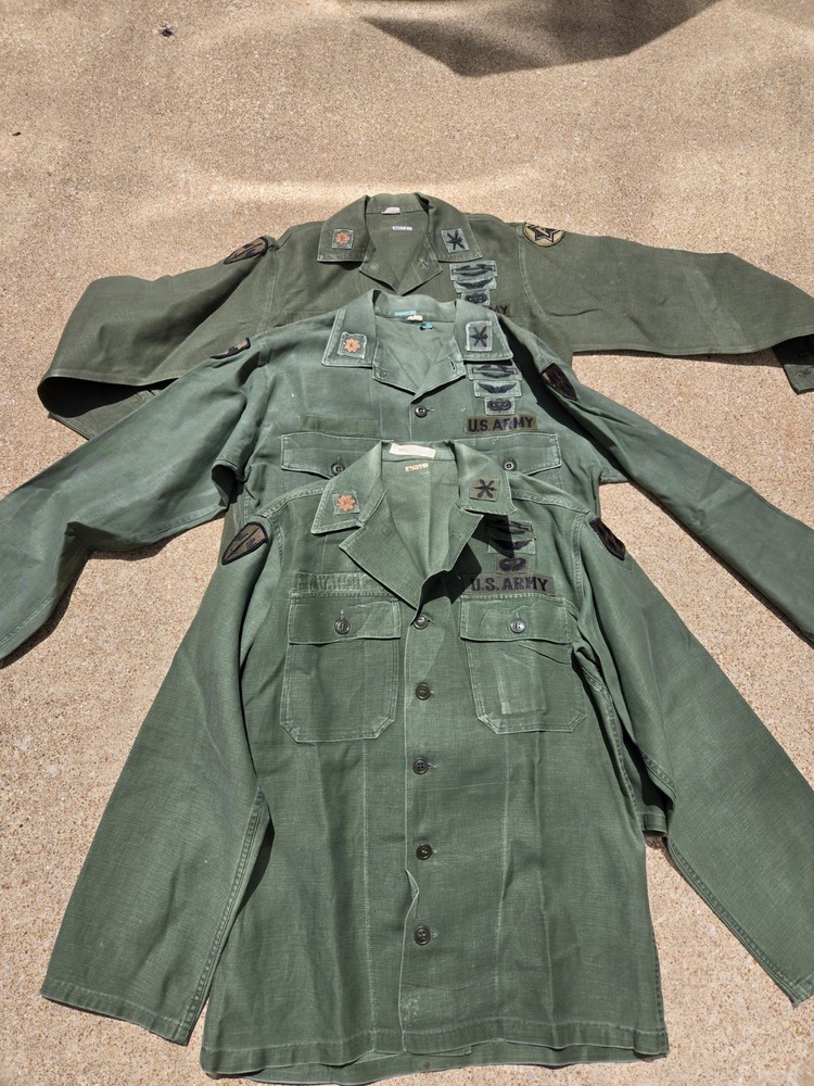Identified 7th PSYOP Group MACV Vietnam War OG107 Jacket Grouping