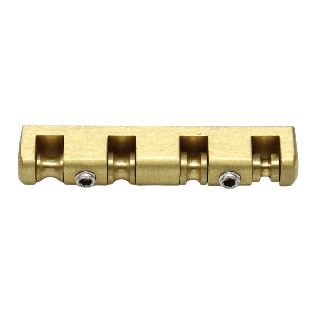 4 String 38mm Bass Nut Split Regulation Adjustable Height Brass Roller Nut