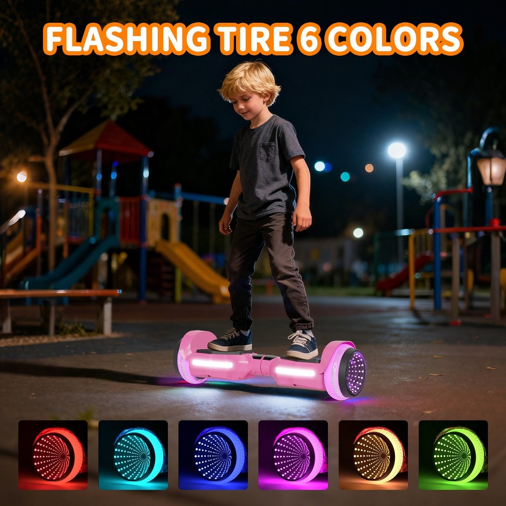 Commugo Electric Hoverboard Bluetooth Speaker Scooter Hoverboard for Kid UL 2272