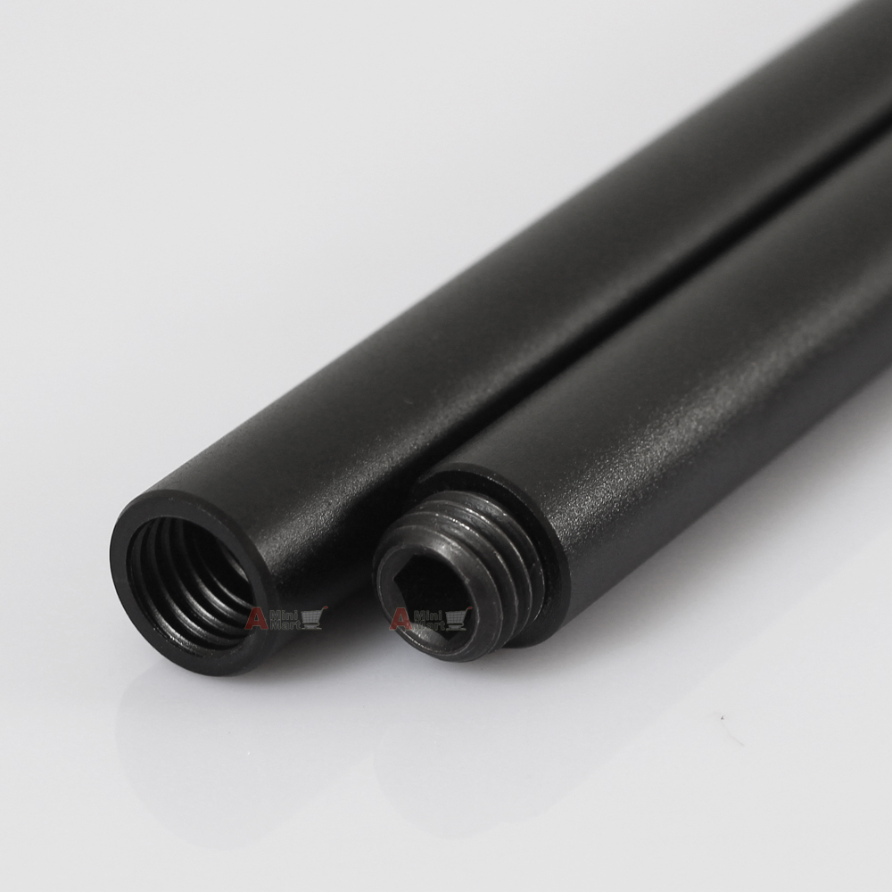15cm 5.9" Long Threaded Rods fr 15mm Rod Support Rail System DSLR Rig Stabilizer