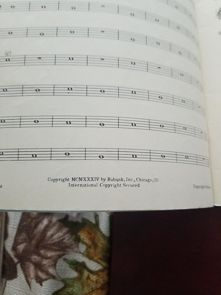 Vintage Rubank 1934 Elementary Method & 1940 Advanced Method For Saxophone