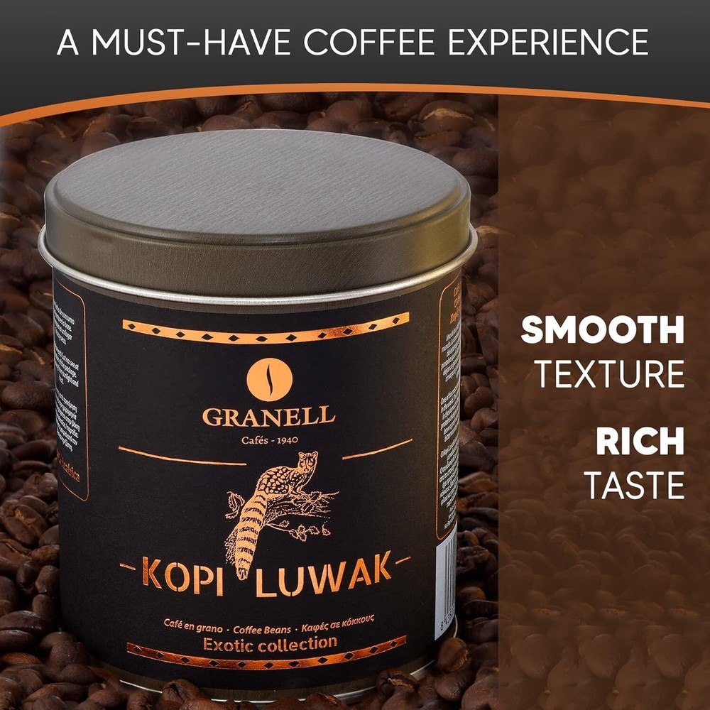 Premium Medium Roast Civet Arabica Coffee Beans Gift - 100g Luxe Indulgence