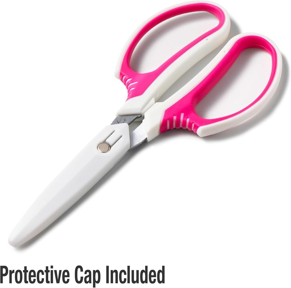 Beaditive Multipurpose Craft Scissors - High-Leverage Crafting Scissors with Sha