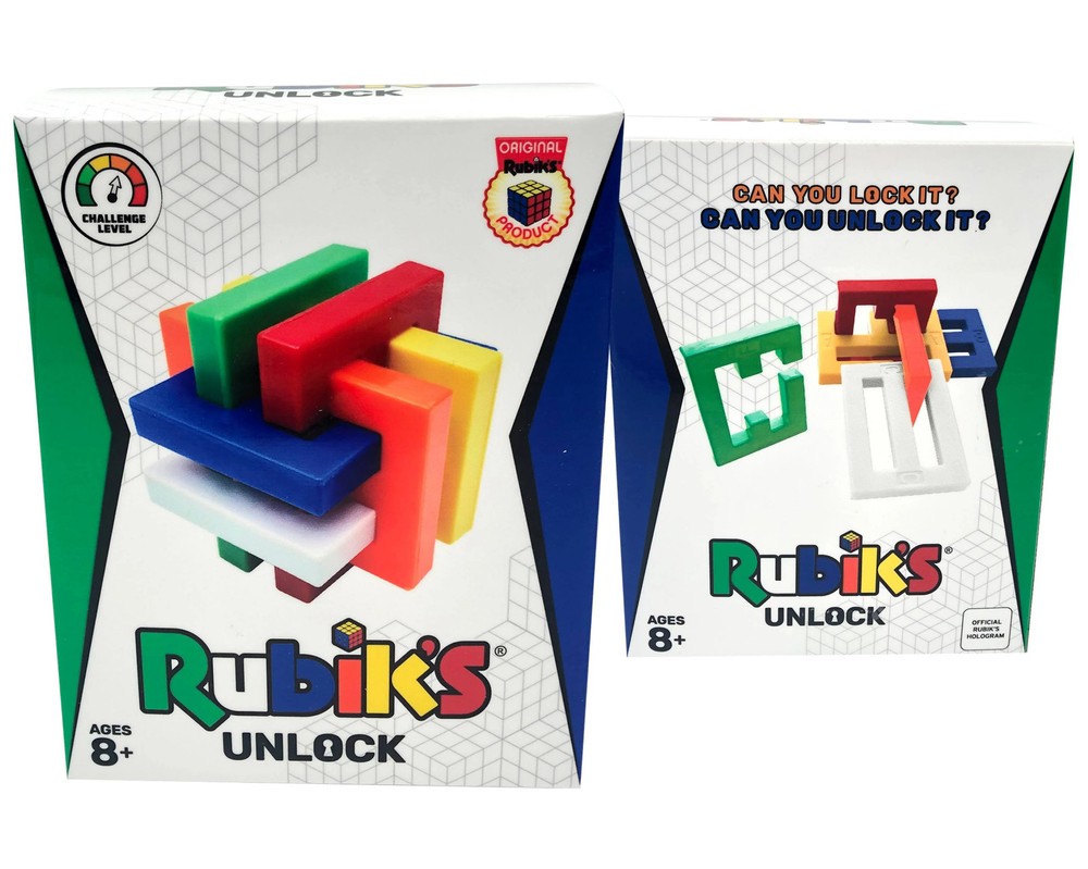 Rubik's Unlock Brain Game Puzzle