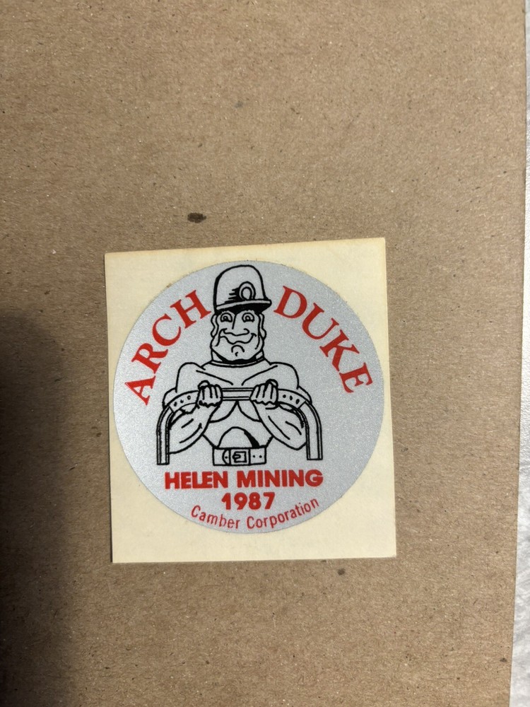 Coal mining stickers, nice older coal company