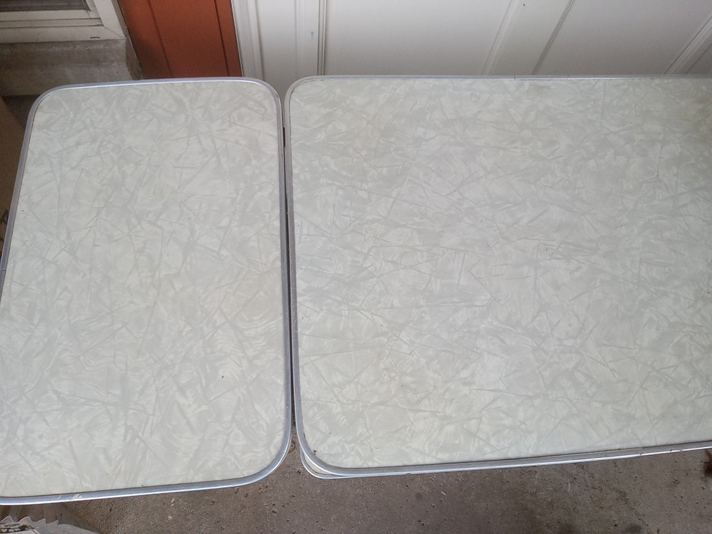Formica Drop Leaf Cart. Vintage
