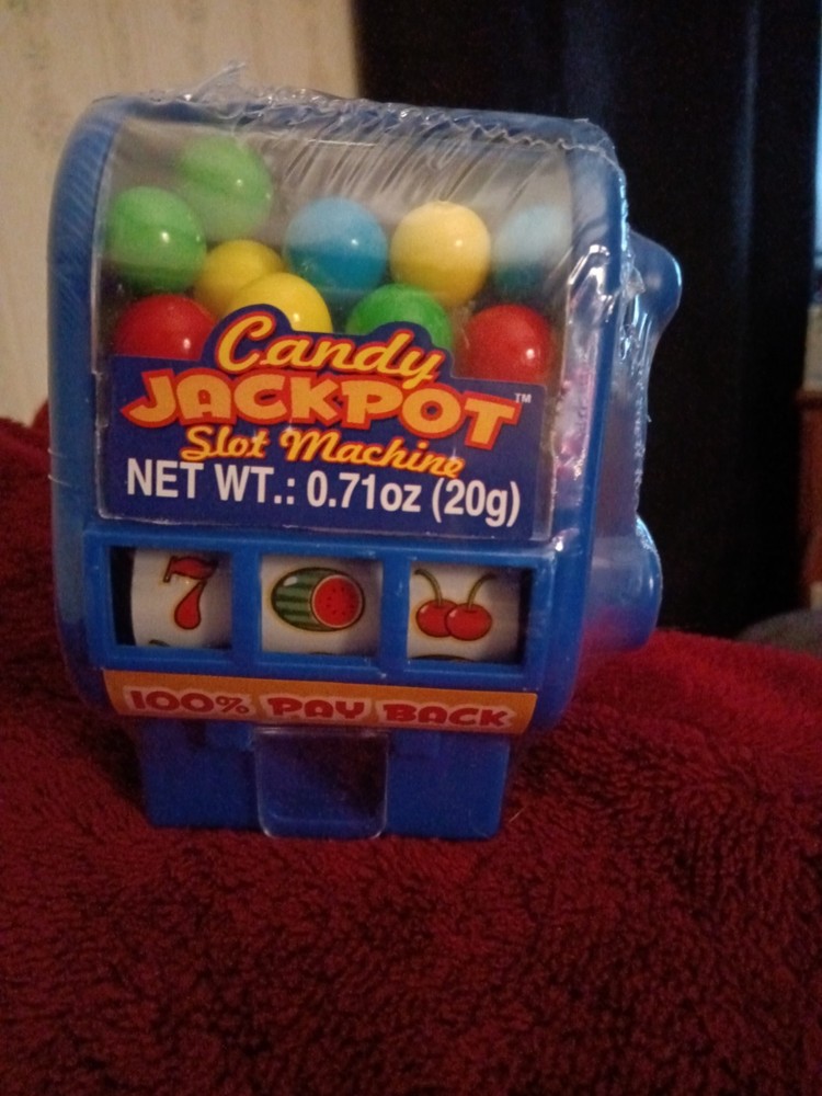 🍬Candy JackPot Slot Machine🎰...Pull the handle, it spins and a candy will drop
