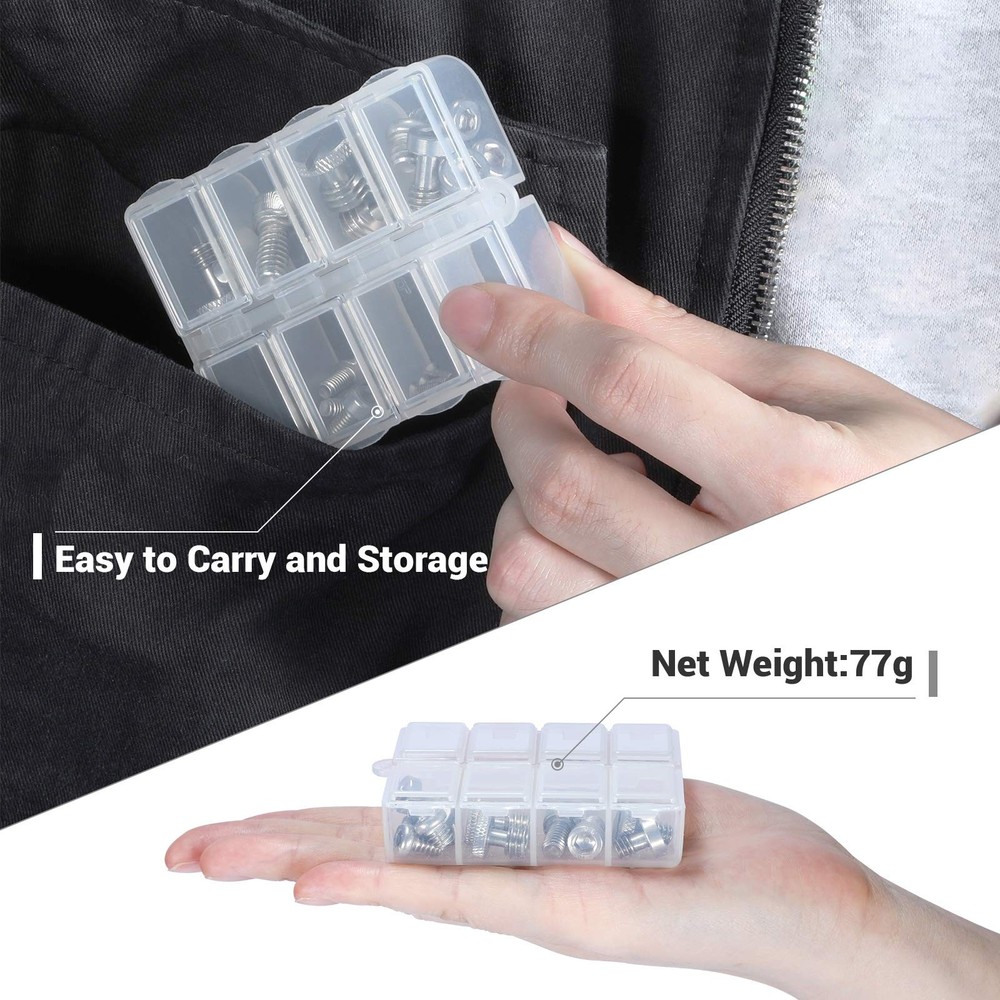 SmallRig Camera Screw Set,26 Pcs Set for Small, Silver