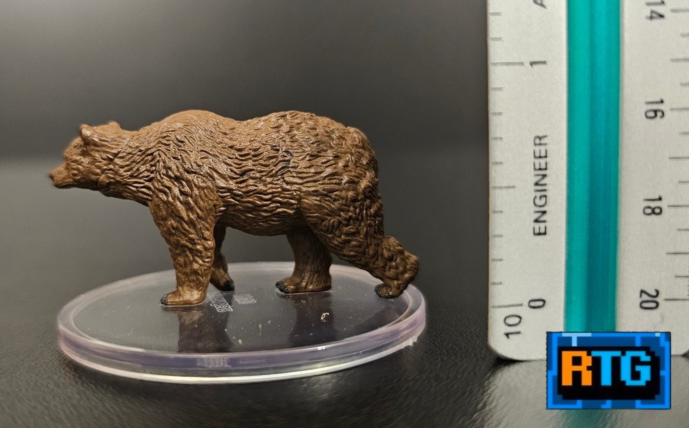 D&D Miniature - Brown Bear #27 - Large Creature - Dungeons and Dragons - Monster