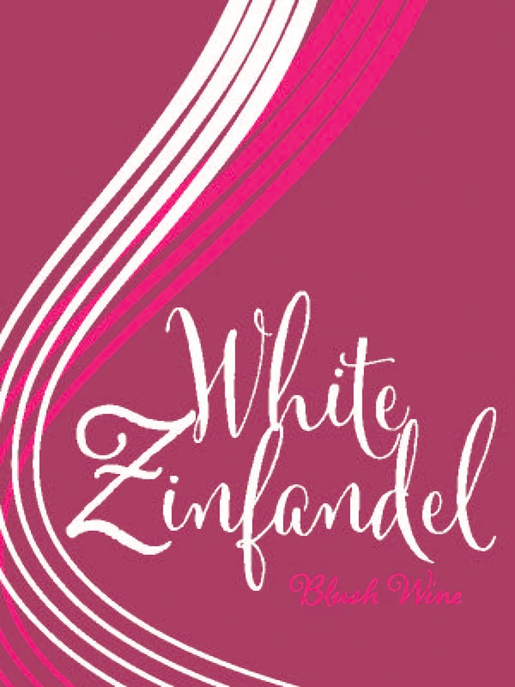 White Zinfandel Wine Labels 30/Pack Varietal Collection