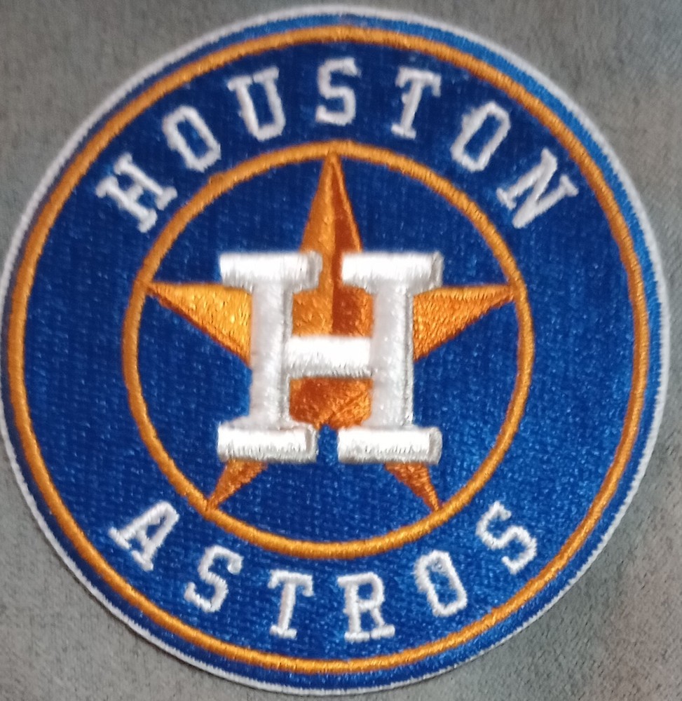HOUSTON ASTROS BASEBALL IRON ON PATCH