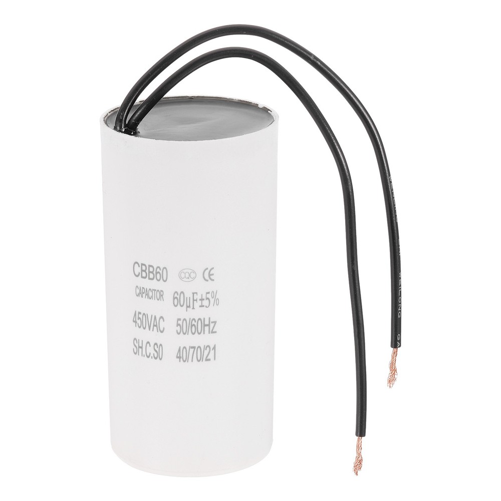 60uF CBB60 Running Capacitor, Run Capacitor,White