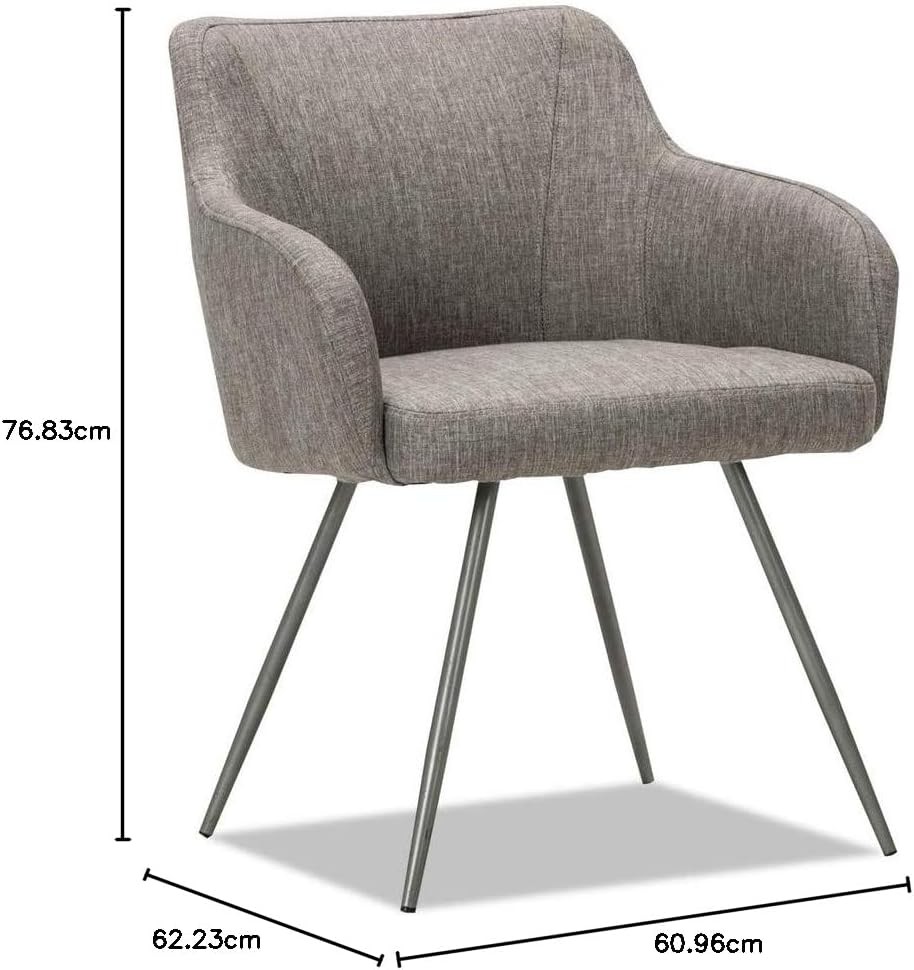 Side Chair W/ Contoured Back & Stackable For Office Waiting Areas